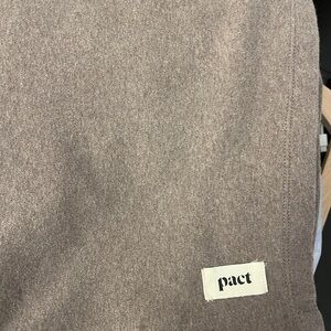 Deep Taupe Heather Airplane Travel Scarf Wrap